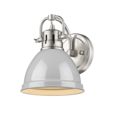 A large image of the Golden Lighting 3602-BA1-PW Gray