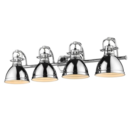 A large image of the Golden Lighting 3602-BA4 Chrome / Chrome