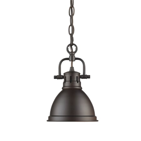 A large image of the Golden Lighting 3602-M1L RBZ Rubbed Bronze