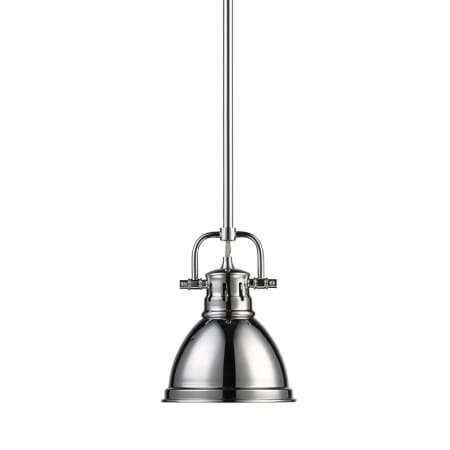 A large image of the Golden Lighting 3604-M1L CH Chrome / Chrome
