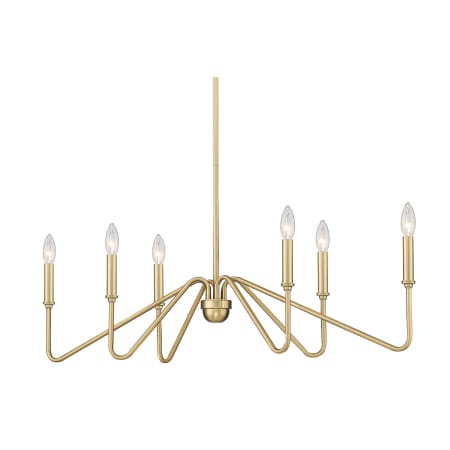 A large image of the Golden Lighting 3690-LP Brushed Champagne Bronze