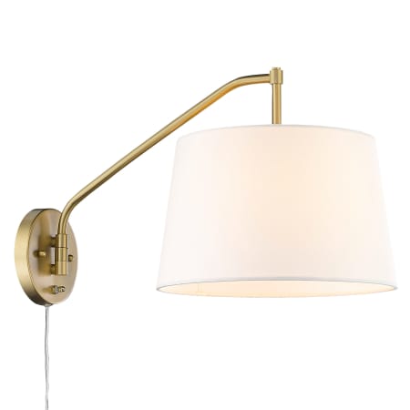 A large image of the Golden Lighting 3694-A1W MWS Brushed Champagne Bronze