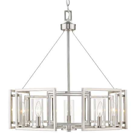 A large image of the Golden Lighting 6068-5 Pewter