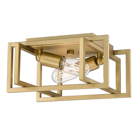 A large image of the Golden Lighting 6070-FM BCB Brushed Champagne Bronze / Brushed Champagne Bronze