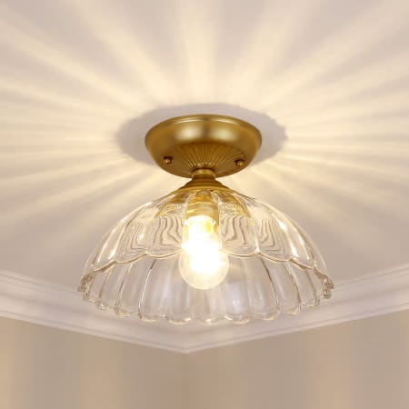 A large image of the Golden Lighting 6952-SF CLR Alternate Image