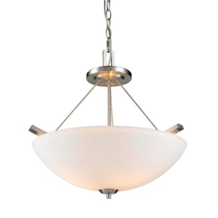 A large image of the Golden Lighting 7158-SF-OP Pewter