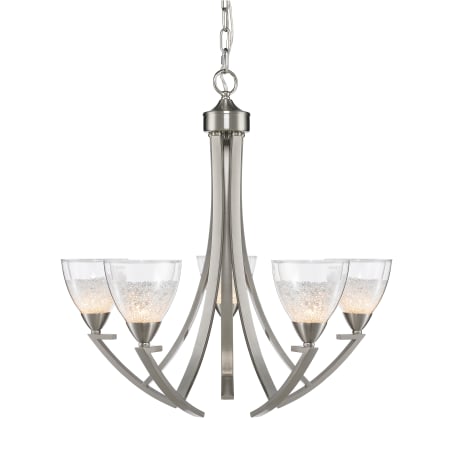 A large image of the Golden Lighting 7509-5 Pewter