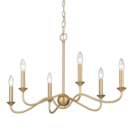 A large image of the Golden Lighting 8316-LP Brushed Champagne Bronze