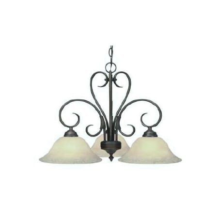 A large image of the Golden Lighting 8606-ND3-OP Rubbed Bronze