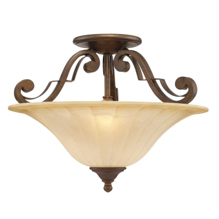 A large image of the Golden Lighting 1089-SF Russet Bronze
