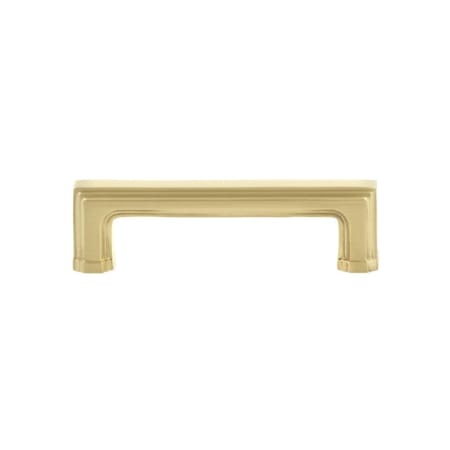 A large image of the Grandeur CARR-BRASS-PULL-3 Satin Brass