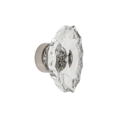 A large image of the Grandeur BIAR-CRYS-KNOB Satin Nickel