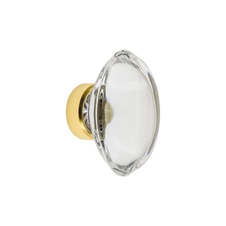 A large image of the Grandeur PROV-CRYS-KNOB Polished Brass