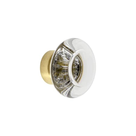 A large image of the Grandeur BORD-CRYS-KNOB Satin Brass