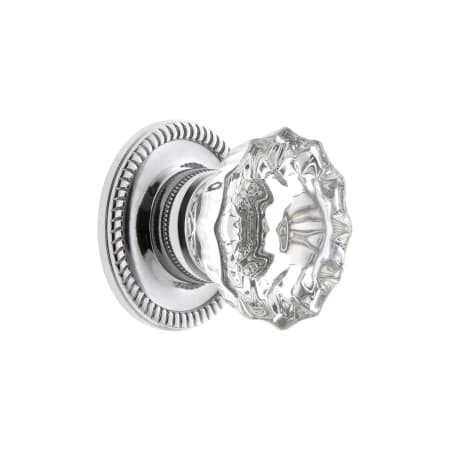 A large image of the Grandeur VERS-CRYS-KNOB-NEWP Bright Chrome
