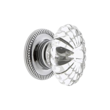 A large image of the Grandeur BURG-CRYS-KNOB-NEWP Bright Chrome