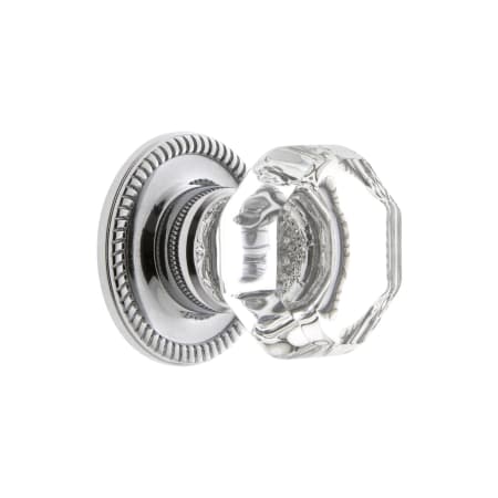 A large image of the Grandeur CHAM-CRYS-KNOB-NEWP Bright Chrome