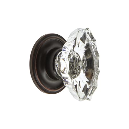 A large image of the Grandeur BIAR-CRYS-KNOB-GEO Timeless Bronze