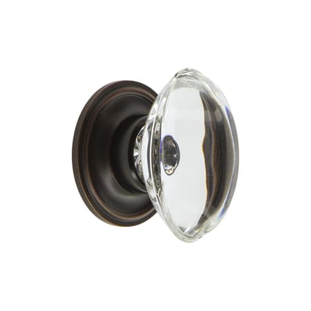 A large image of the Grandeur PROV-CRYS-KNOB-GEO Timeless Bronze