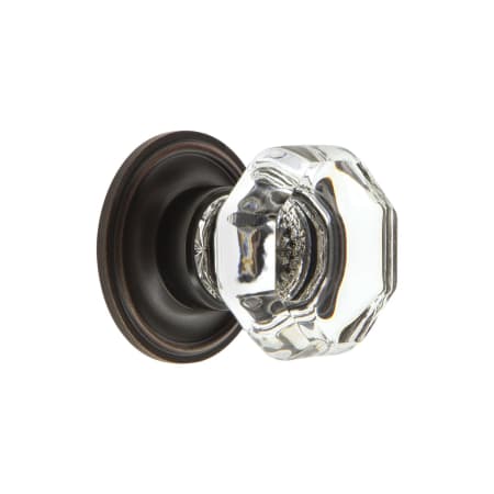 A large image of the Grandeur CHAM-CRYS-KNOB-GEO Timeless Bronze