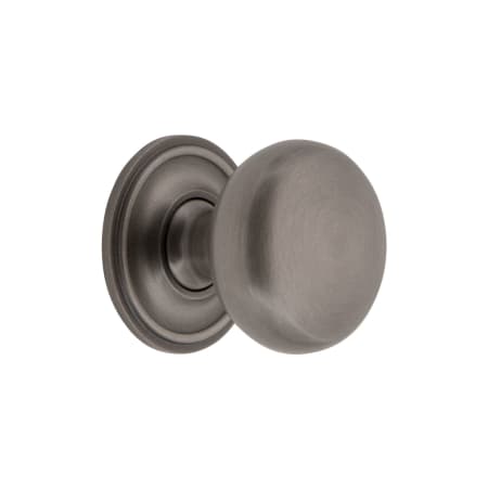 A large image of the Grandeur FIFT-BRASS-KNOB-GEO Antique Pewter