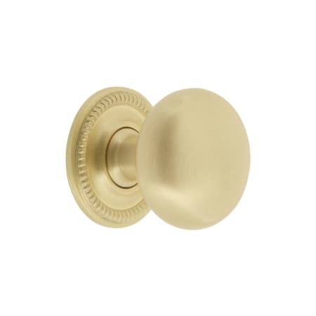 A large image of the Grandeur FIFT-BRASS-KNOB-NEWP Satin Brass