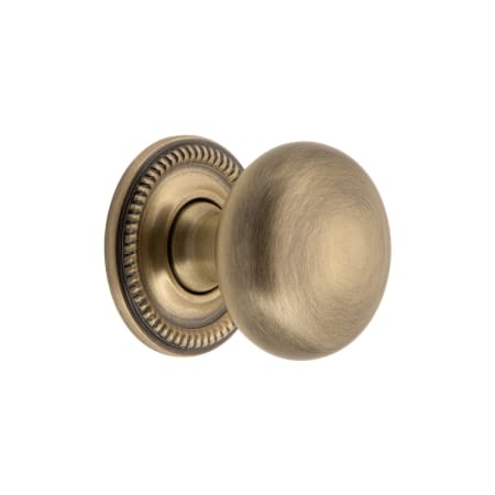 A large image of the Grandeur FIFT-BRASS-KNOB-NEWP Vintage Brass