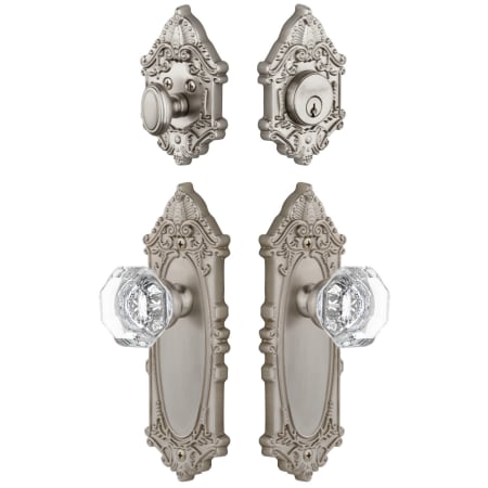 A large image of the Grandeur GVCCHM_SP_ESET_238 Satin Nickel
