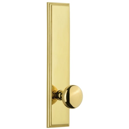 A large image of the Grandeur CARFAV_TP_SD_NA Polished Brass