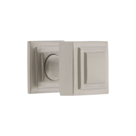 A large image of the Grandeur CARR-BRASS-KNOB-CARR Satin Nickel