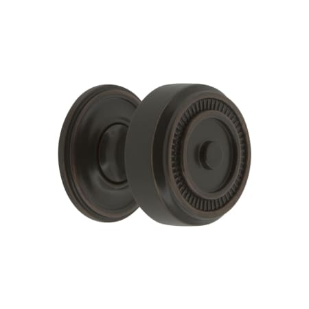 A large image of the Grandeur SOLE-BRASS-KNOB-GEO Timeless Bronze