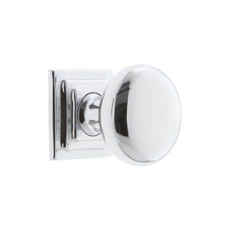 A large image of the Grandeur FIFT-BRASS-KNOB-CARR Bright Chrome