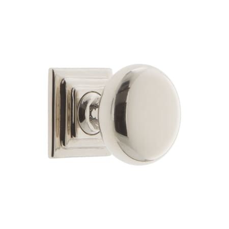 A large image of the Grandeur FIFT-BRASS-KNOB-CARR Polished Nickel