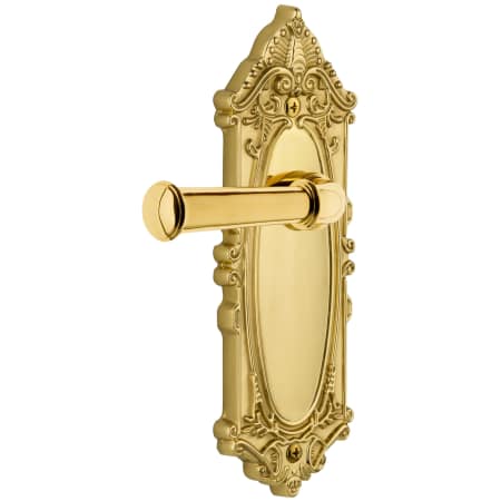 A large image of the Grandeur GVCGEO_PSG_238 Polished Brass