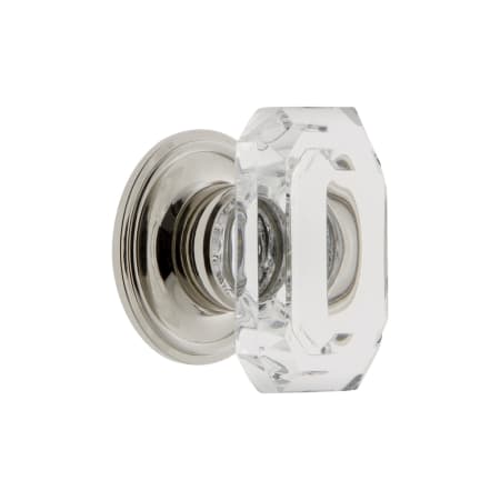 A large image of the Grandeur BAGU-KNOB-GEO-LG Polished Nickel