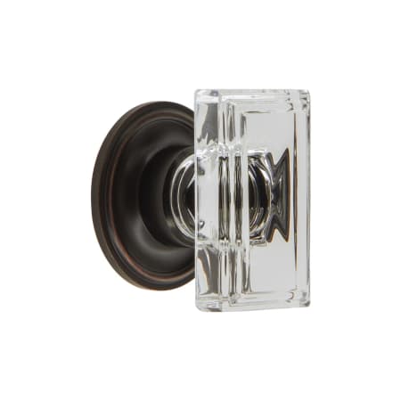 A large image of the Grandeur CARR-CRYS-KNOB-LG-GEO Timeless Bronze