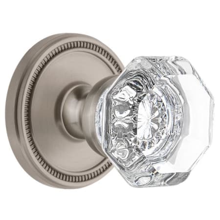 A large image of the Grandeur SOLCHM_DD_NA Satin Nickel