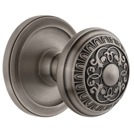 A large image of the Grandeur CIRWIN_DD_NA Antique Pewter