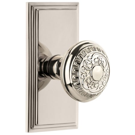 A large image of the Grandeur CARWIN_DD_NA Polished Nickel