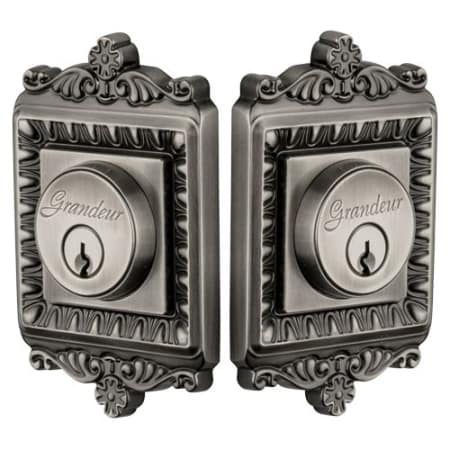 A large image of the Grandeur WINWIN_DBLCYL_238 Antique Pewter