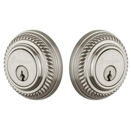 A large image of the Grandeur NEWNEW_DBLCYL_238 Satin Nickel