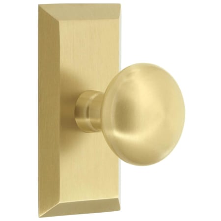 A large image of the Grandeur FAVFAV_SP_DD_NA_CS Satin Brass