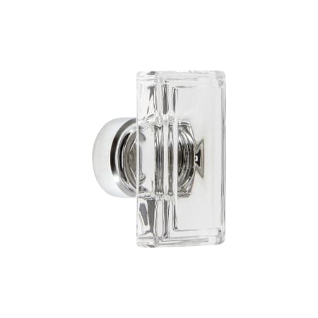 A large image of the Grandeur CARR-CRYS-KNOB-LG Bright Chrome
