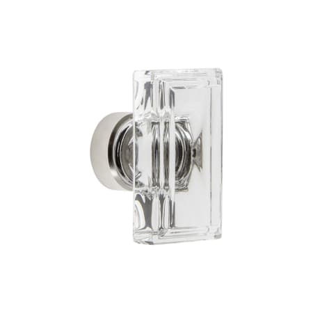 A large image of the Grandeur CARR-CRYS-KNOB-LG Polished Nickel