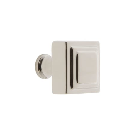 A large image of the Grandeur CARR-BRASS-KNOB Polished Nickel
