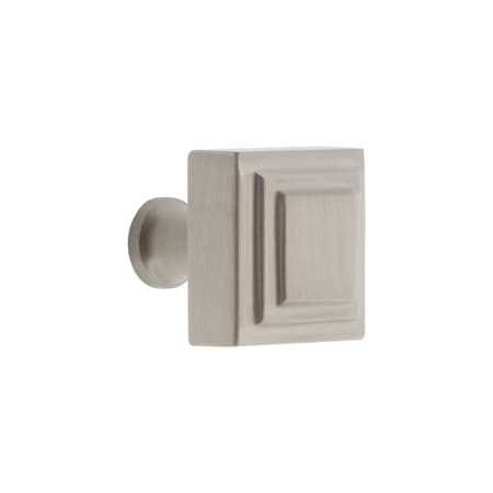 A large image of the Grandeur CARR-BRASS-KNOB Satin Nickel