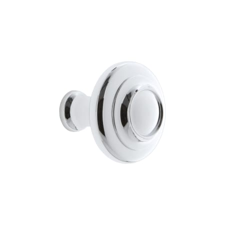 A large image of the Grandeur CIRC-BRASS-KNOB Bright Chrome