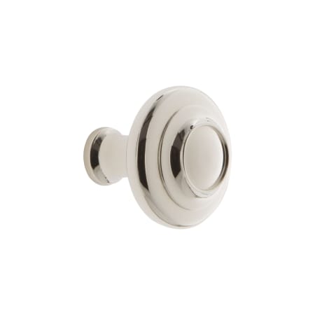 A large image of the Grandeur CIRC-BRASS-KNOB Polished Nickel