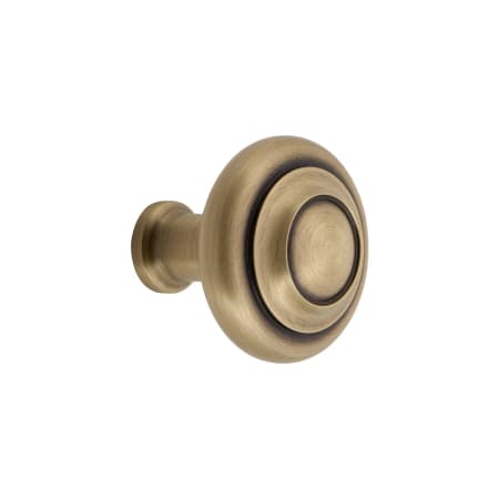 A large image of the Grandeur CIRC-BRASS-KNOB Vintage Brass