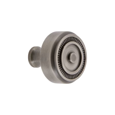 A large image of the Grandeur SOLE-BRASS-KNOB Antique Pewter